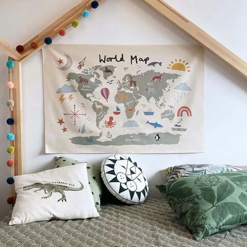 Canvas hanging decor