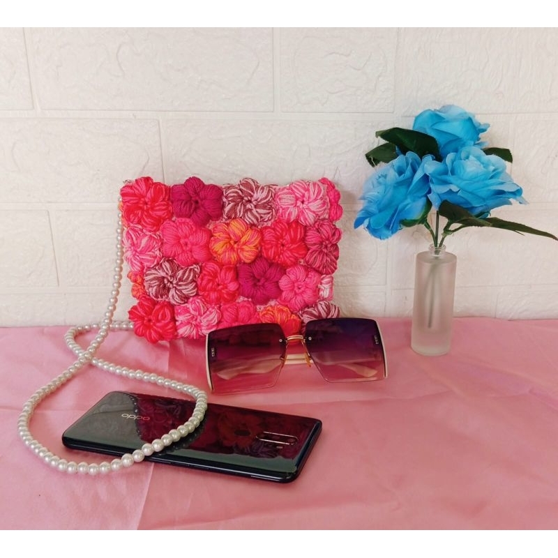 Tas Rajut Bunga (Handmade)