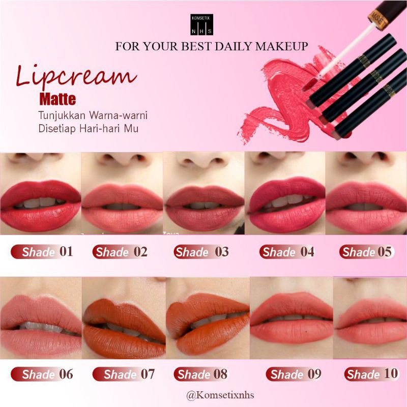 Lipcream Matte KOMSETIX NHS