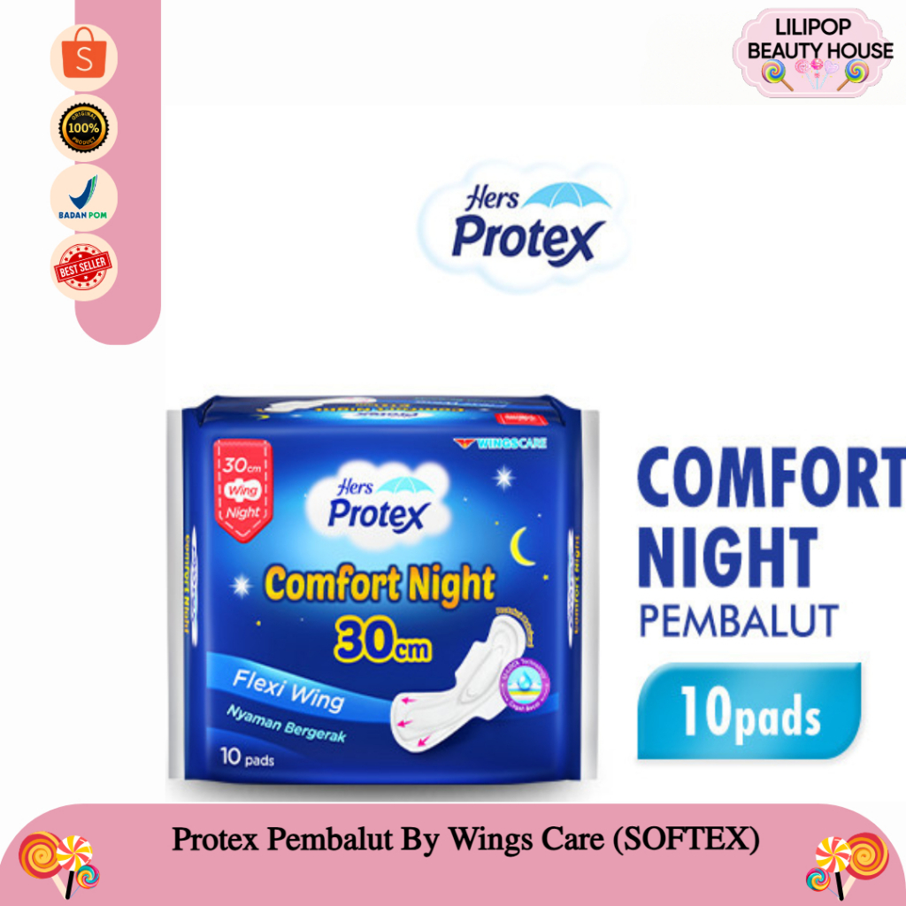 Hers Protex Pembalut By Wings Care (SOFTEX)