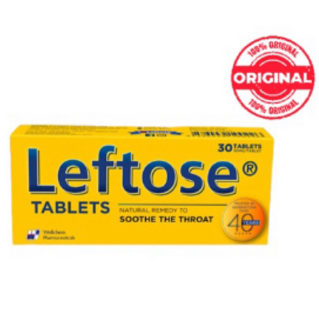 Leftose Tablets Soothe the Throat Leftose