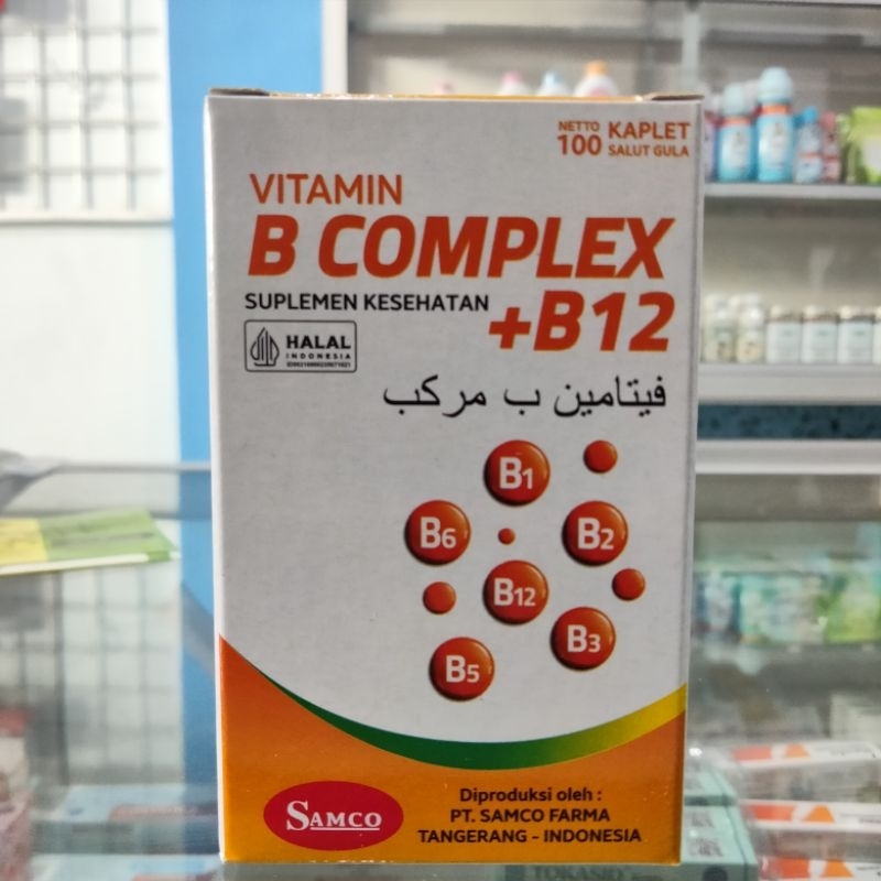 VITAMIN B COMPLEX +B12 suplemen kesehatan