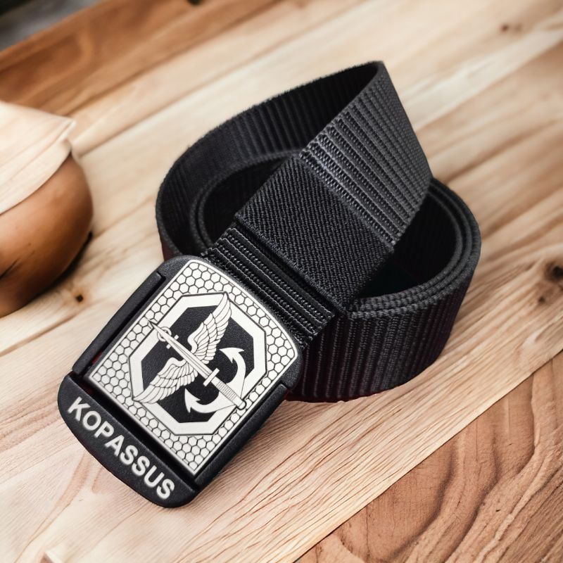Sabuk tactical hitam KOPASSUS