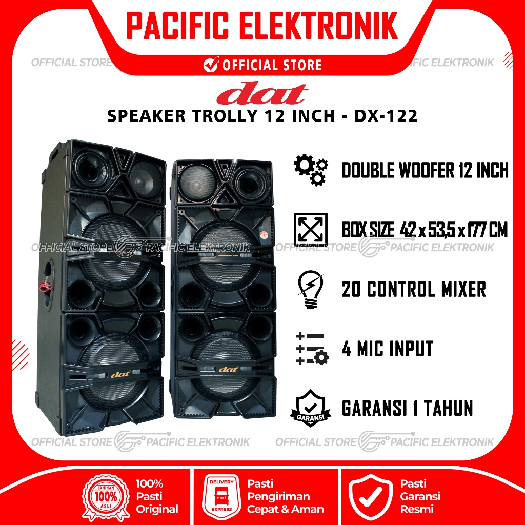 Speaker Active Bluetooth DAT DX-122 / DX122