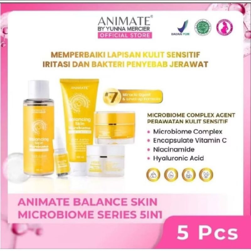 Animate Balancing Skin Microbiome Series(Kuning)