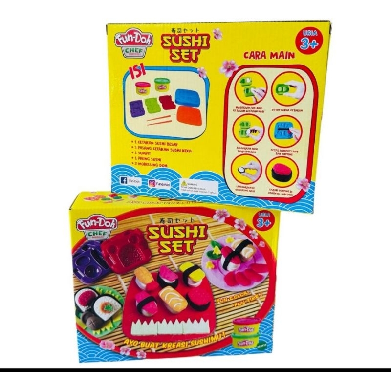 Mainan Anak Fun-Doh Sushi Set