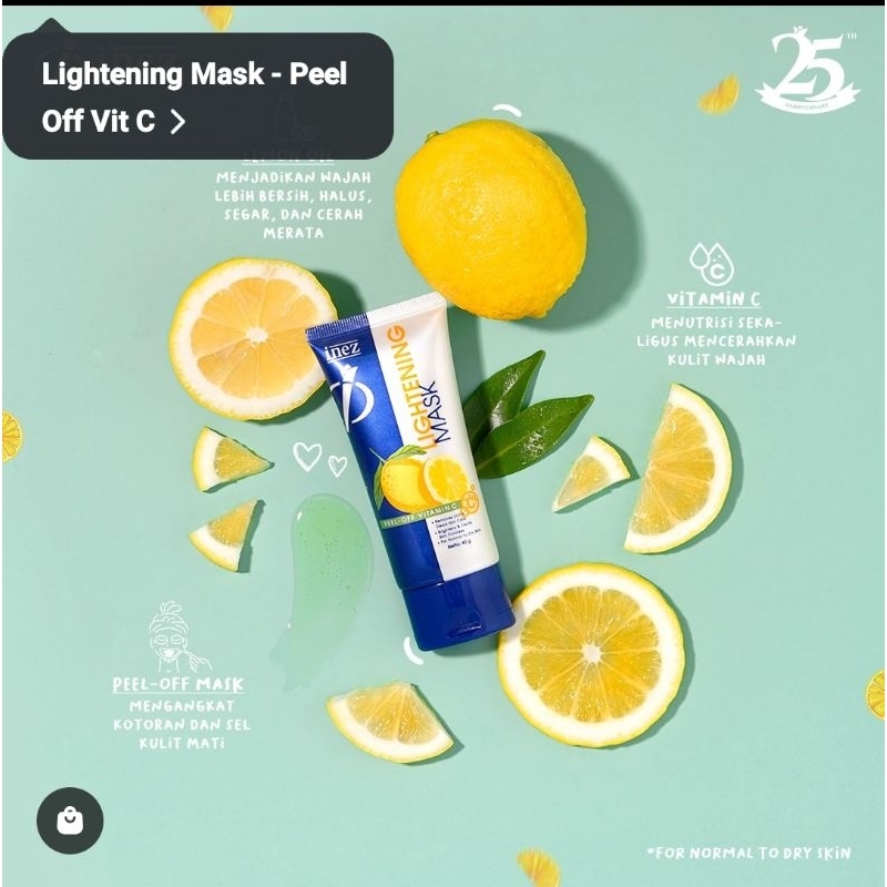 Inez Lightning mask peel off vit c