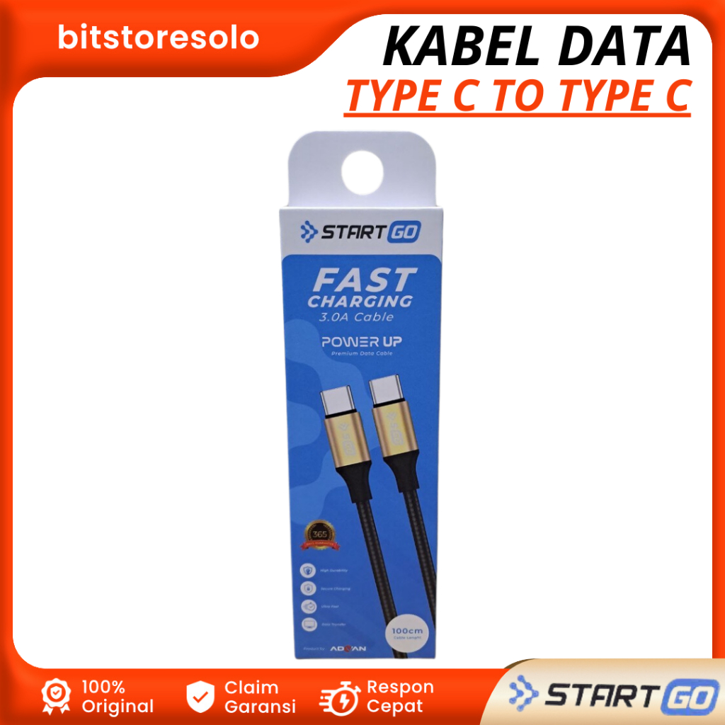 Kabel Data Type C To Type C Star Go Fast Charging Cable Data
