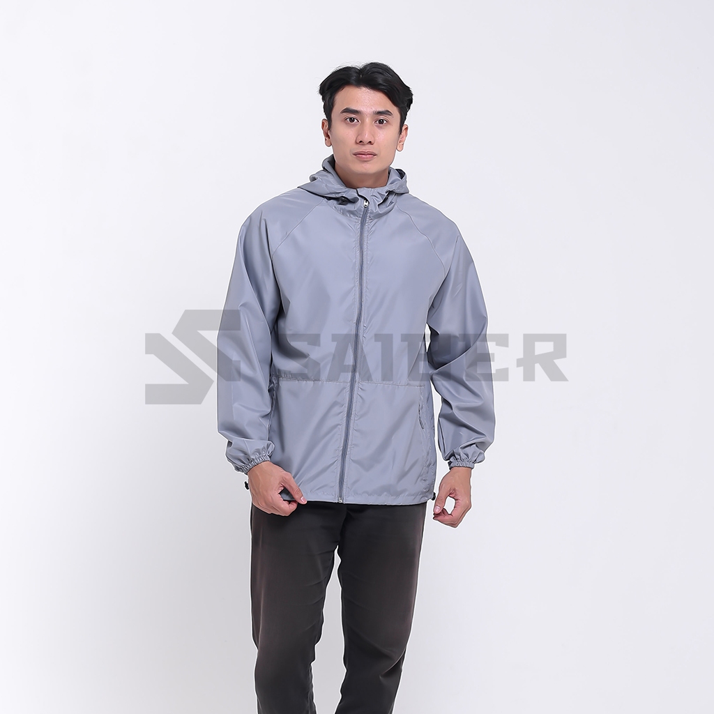 PALING LARIS Saiber - Running Jacket Basic Windbreaker UV Protection Foldable Quick Dry Breathable