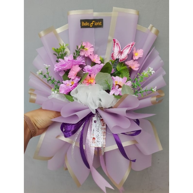 Buket bunga artificial/buket wisuda/hadiah