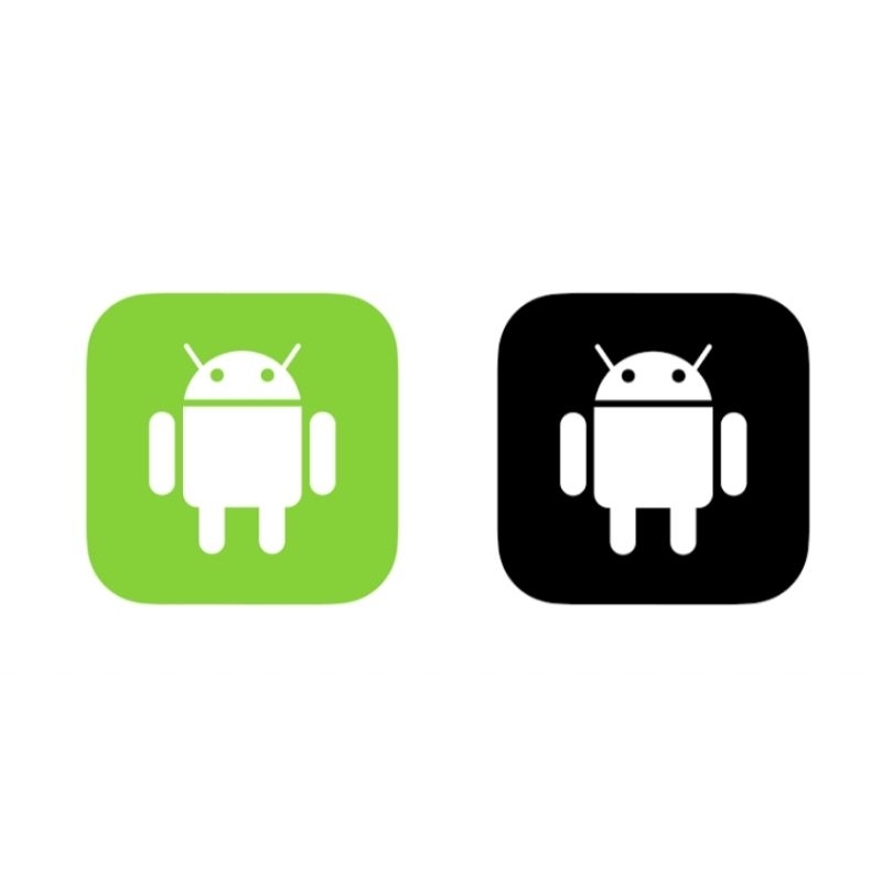 STIKER CUTTING LOGO ANDROID TRANSPARAN