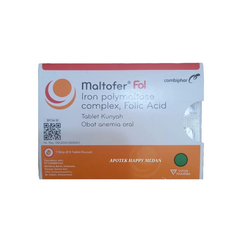 Maltofer Fol Chewable 6 Tablet Kunyah