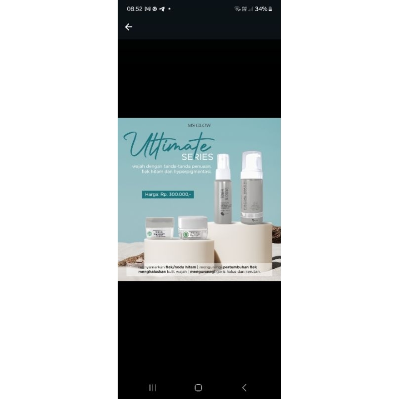 Paket Wajah - Ms Glow