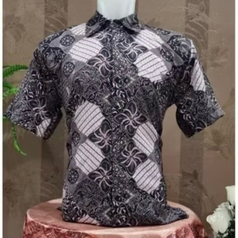 Batik pria lengan pendek~mauve~M