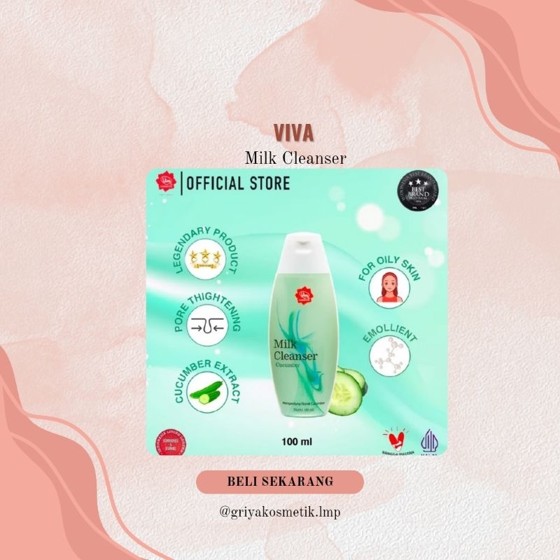 Viva Milk Cleanser Cucumber 100ML