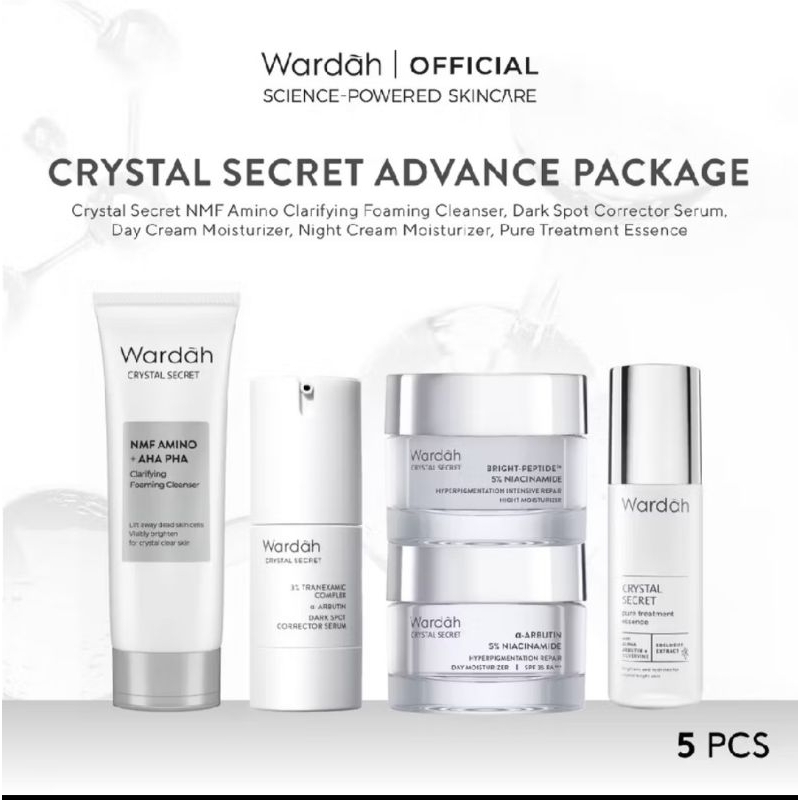 wardah crystal secret package