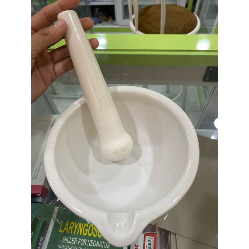 Mortar+stamper ukuran 16