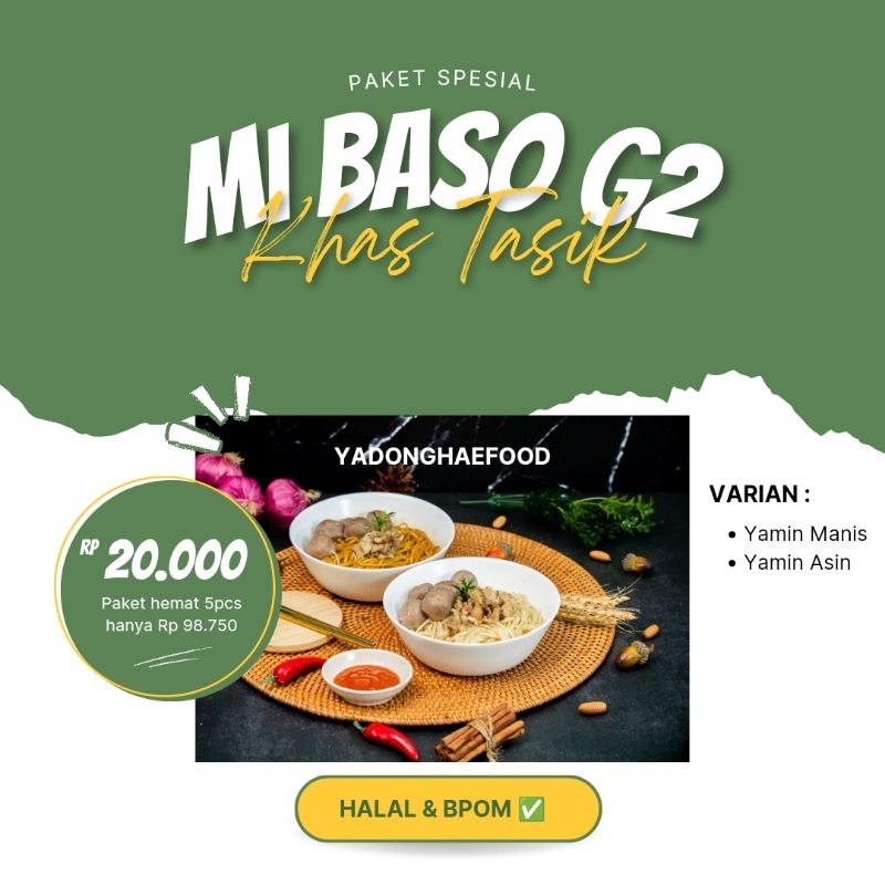 Paket Special Baso G2 5Pcs
