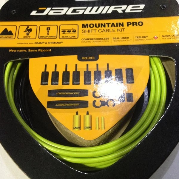 Jagwire Mountain Pro Shift cable Kit - Organic Green