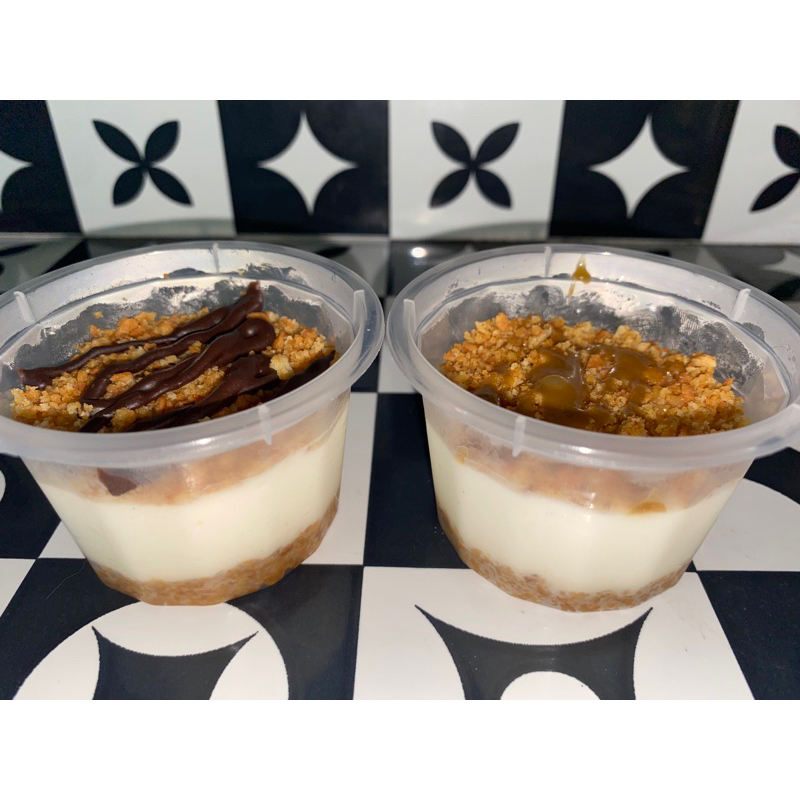 Cheese cake mini cup-Mini simple dessert