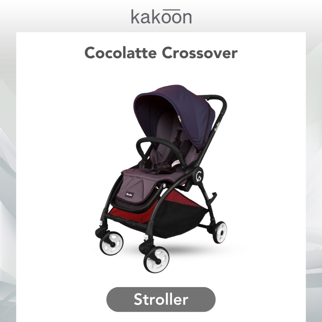 KAKOON COCOLATTE Cross Over Reversible Seat Stroller