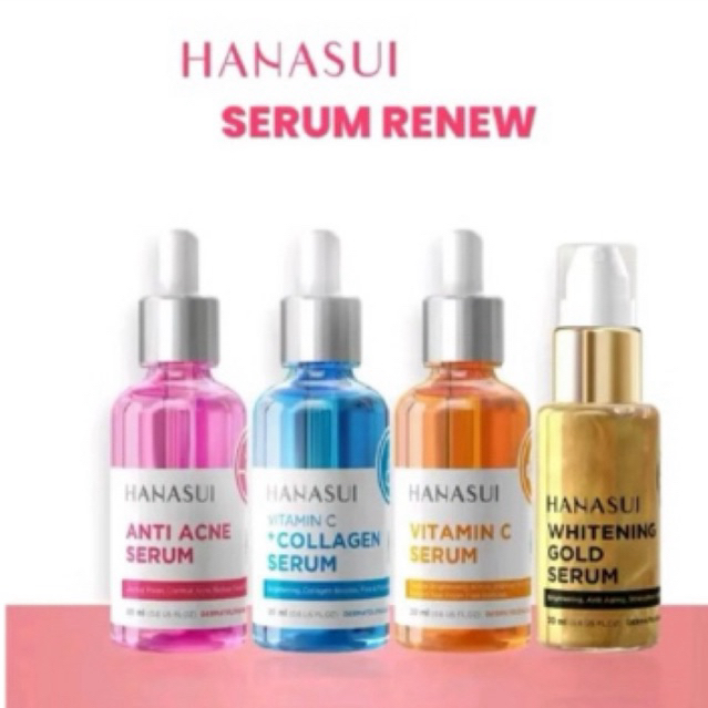 Hanasui serum vit C,Acne,Collgen,Gold