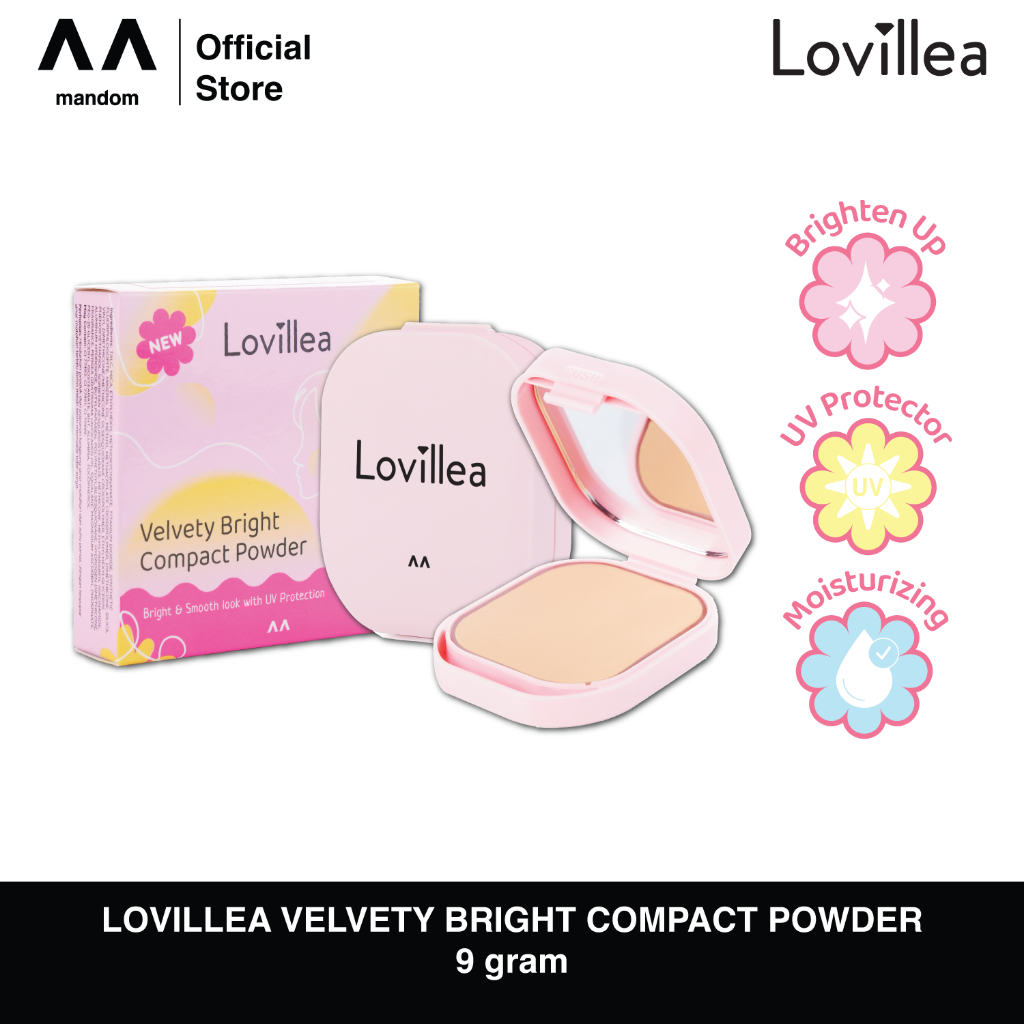 LOVILLEA Velvety Bright Compact Powder 9gr