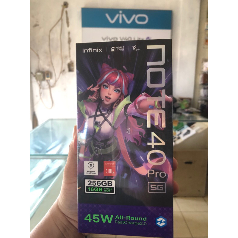 infinix note 40 pro 5G 8/256gb