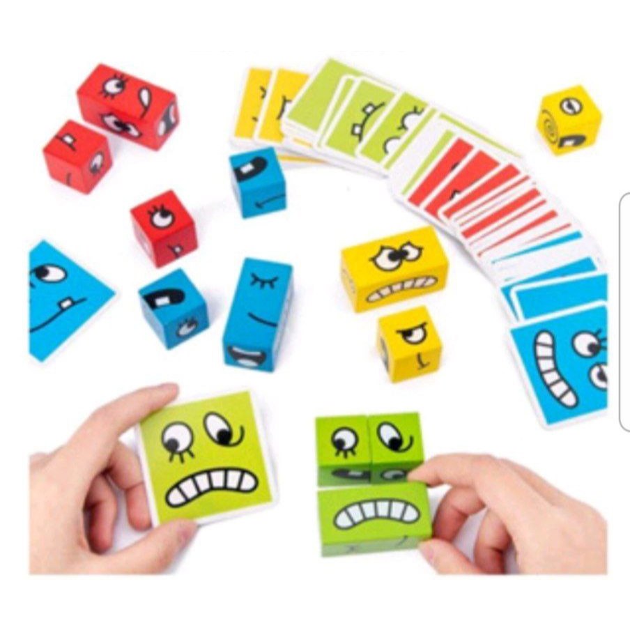 EXPRESSION PUZZLE BUILDING BLOCKS Learn About Feeling Logic Colour