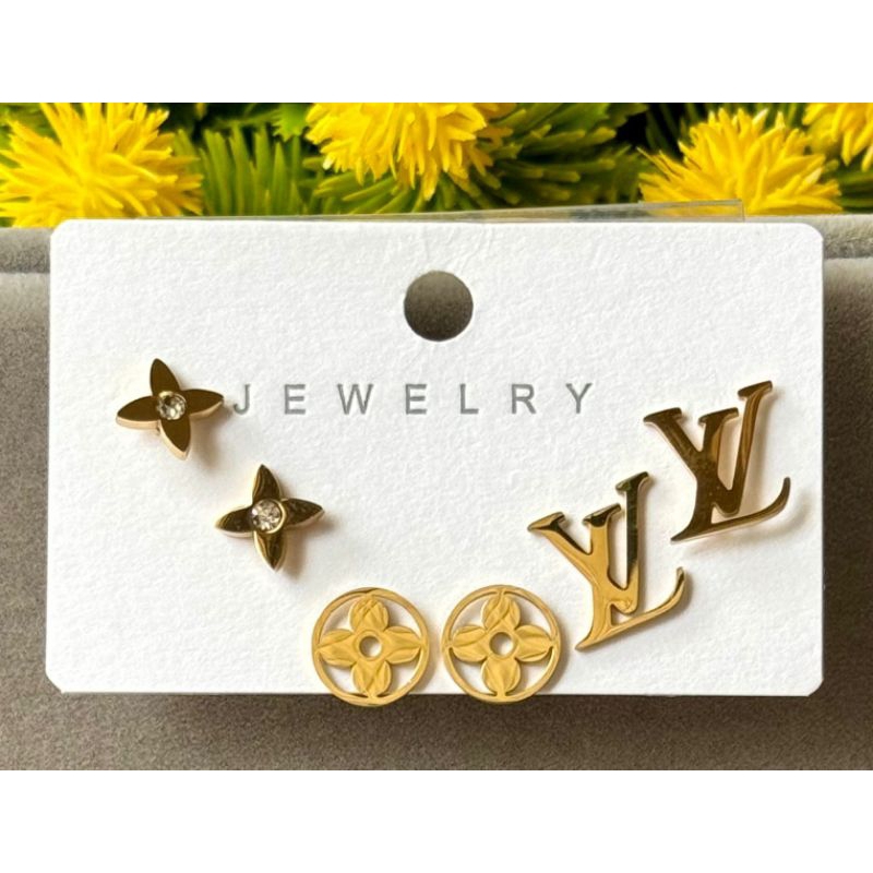 Anting titanium set isi 3