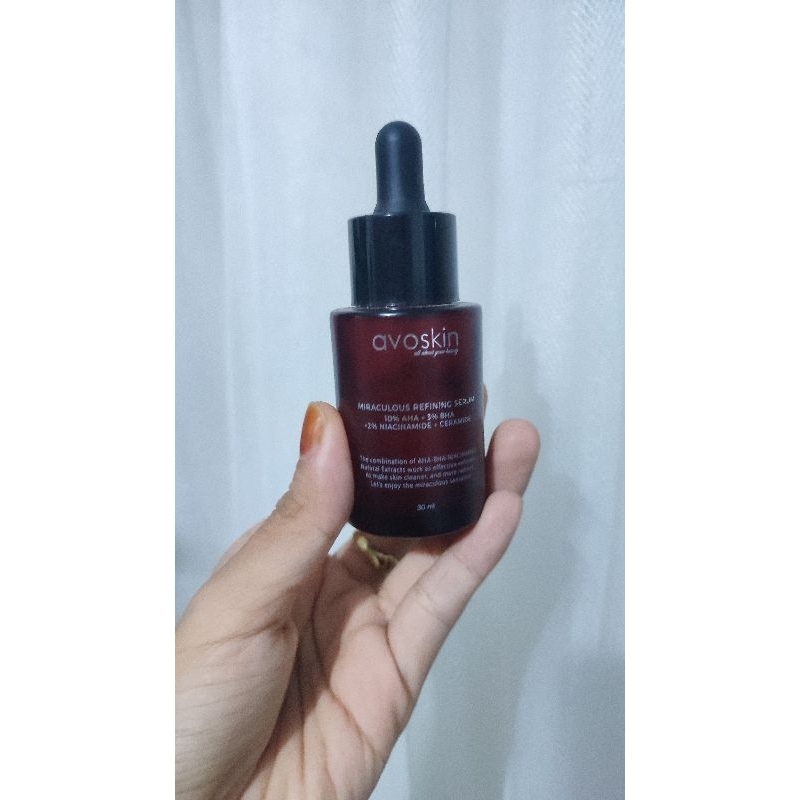 preloved avoskin miraculous refining serum