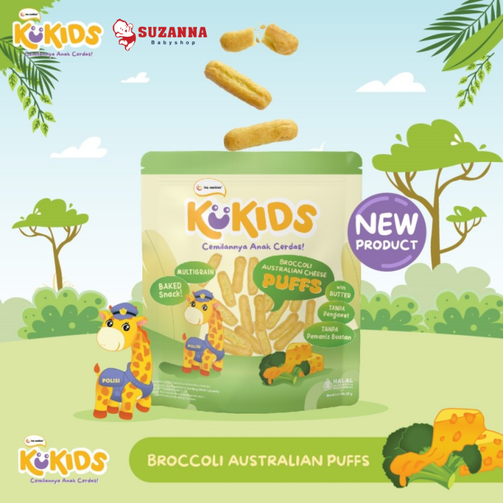 Kukids Broccoli Australian Puffs