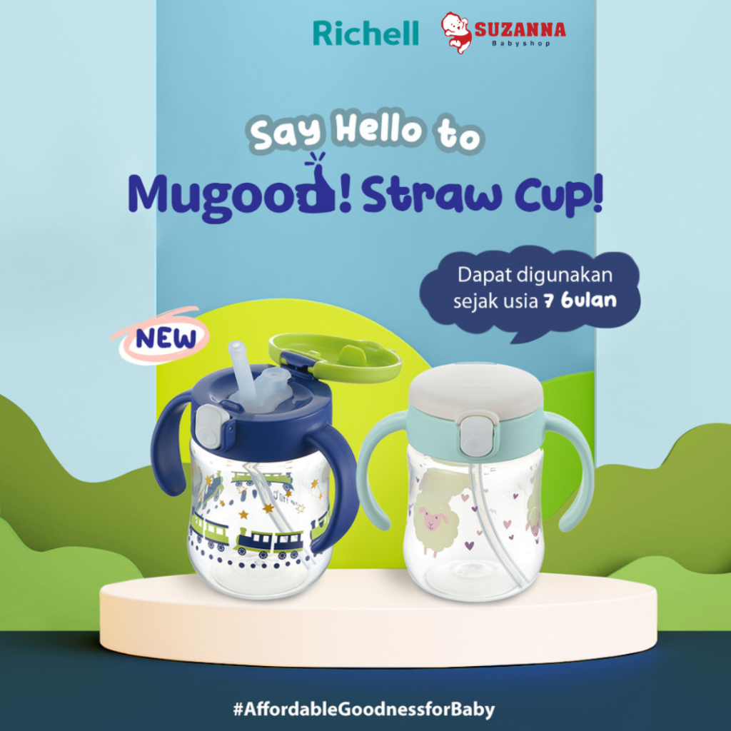 Richell Mugood Straw Cup