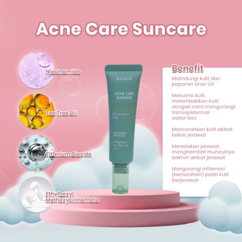 Suncare acne care