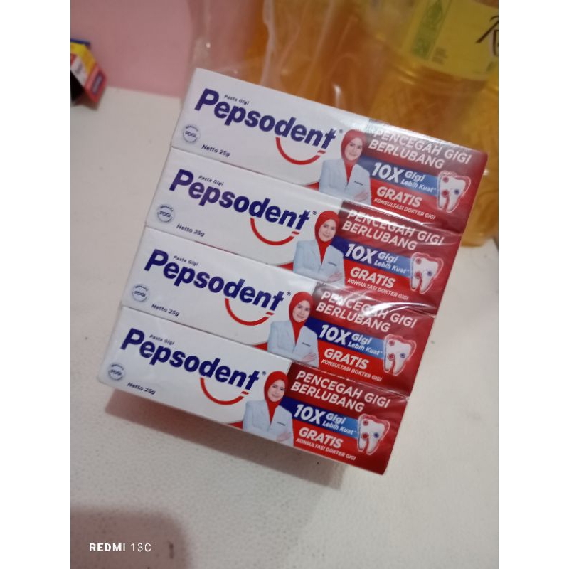Pepsodent 25gr (1lusin / 12pcs)