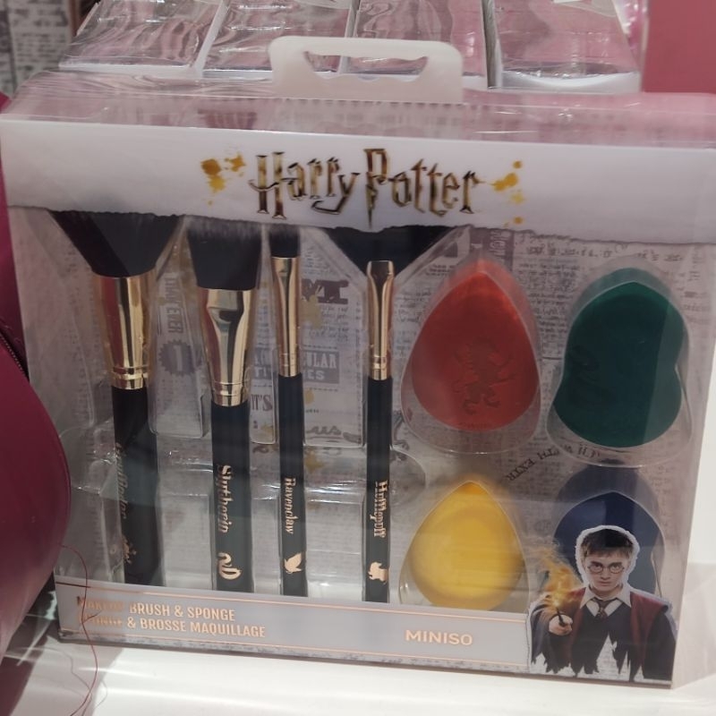 Make up Brush Set & Sponge Makeup Miniso x Harry Potter