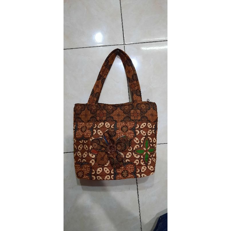 SOUVENIR TAS BATIK BUNGA