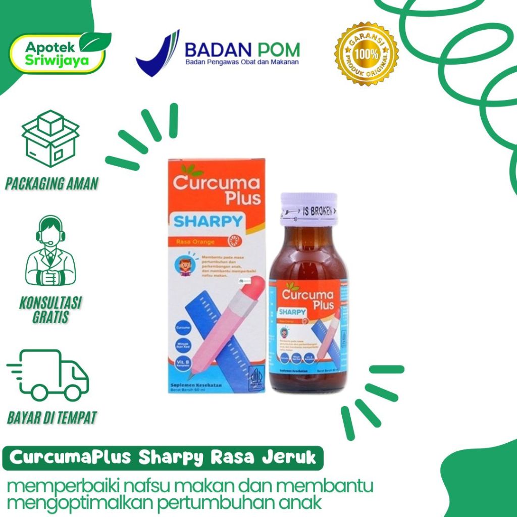 Curcuma Plus Sharpy Rasa Jeruk