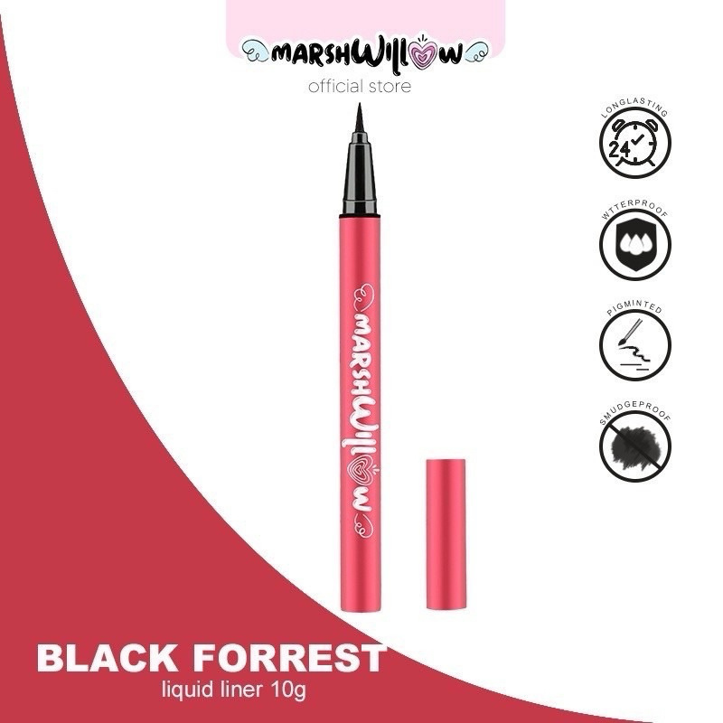 MARSHWILLOW Black Forrest Liquid Liner 10g