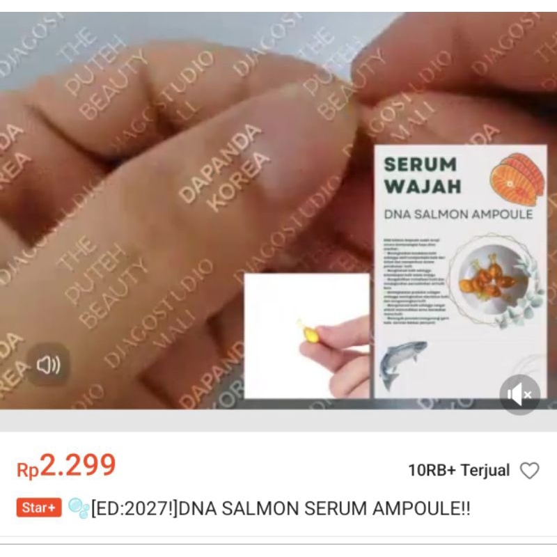 SALMON DNA AMPOULE SERUM