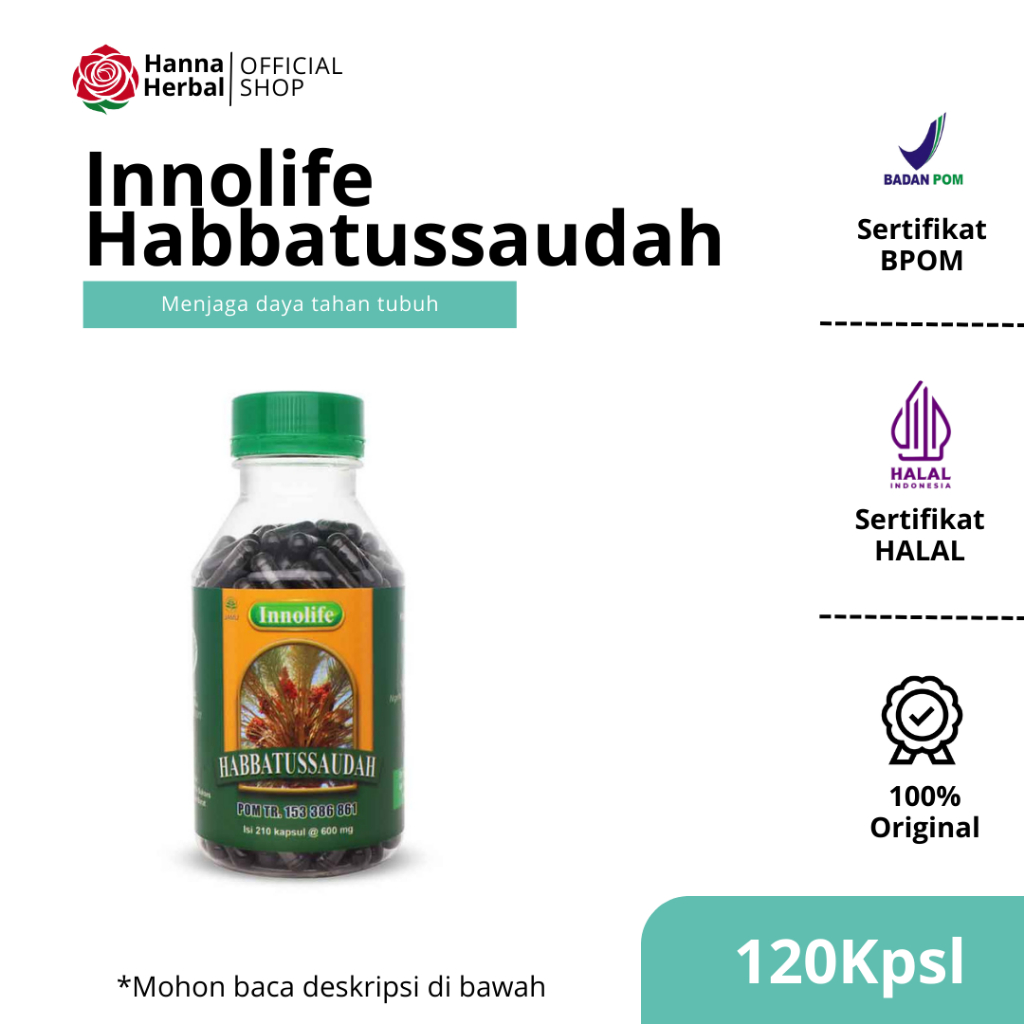 INNOLIFE Habbatussauda 120 Kapsul