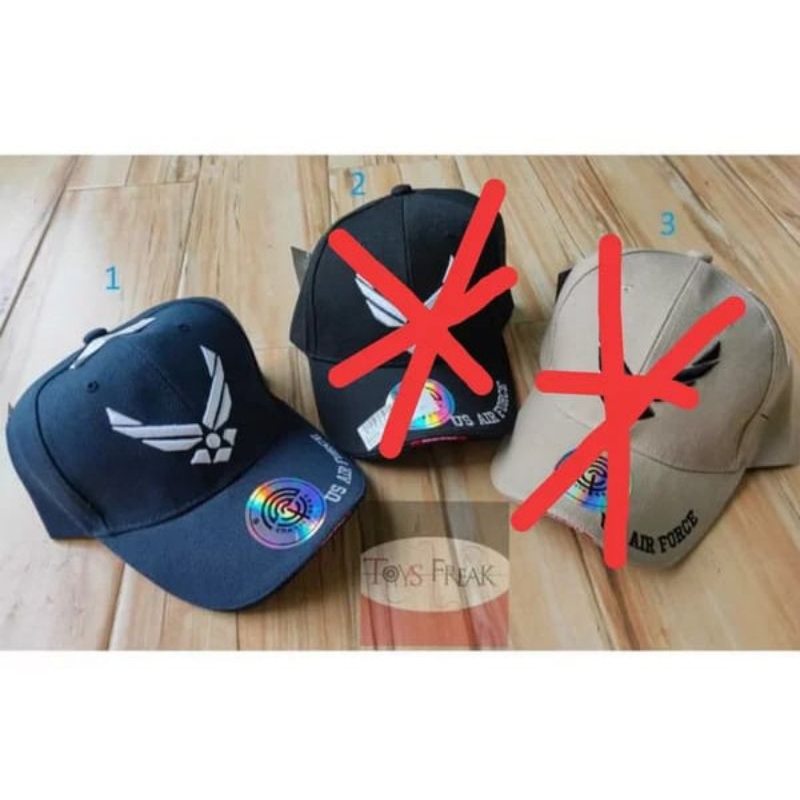 Topi Baseball Logo Air Force Cap