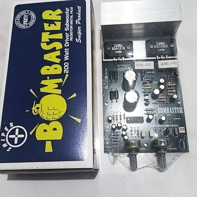 BOM-BASTER 200W Driver Subwoofer Sniper Product