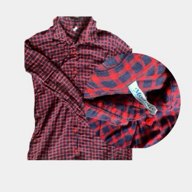 Tunik Flanel Preloved