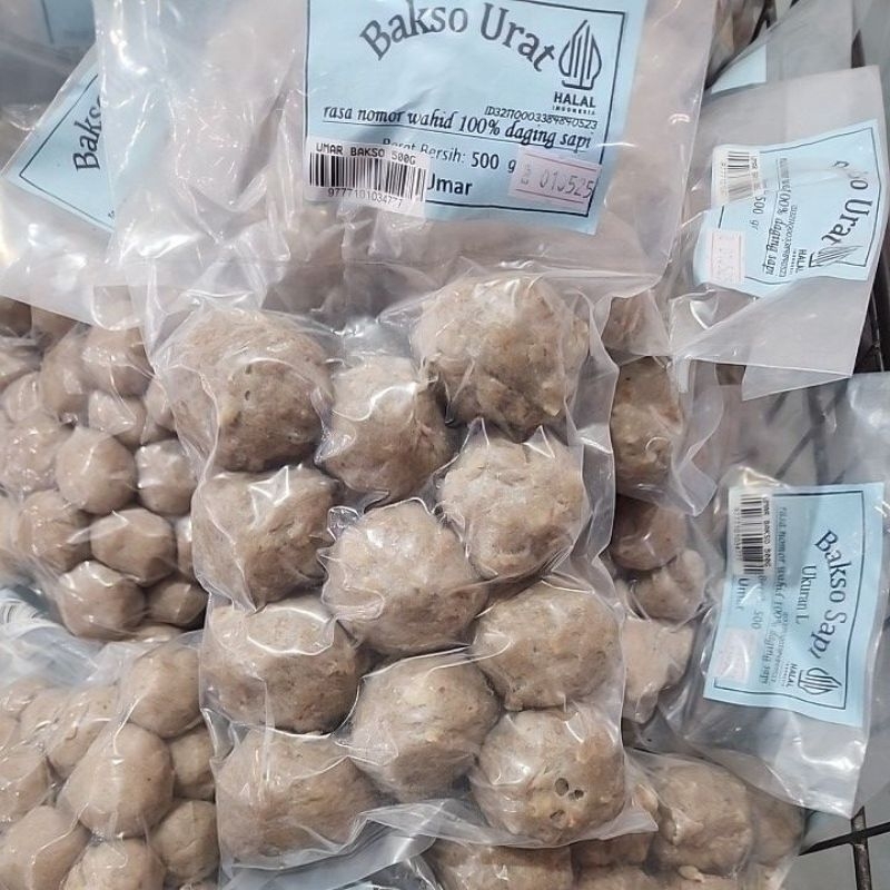 UMAR BAKSO URAT 500gr  ISI 11pc