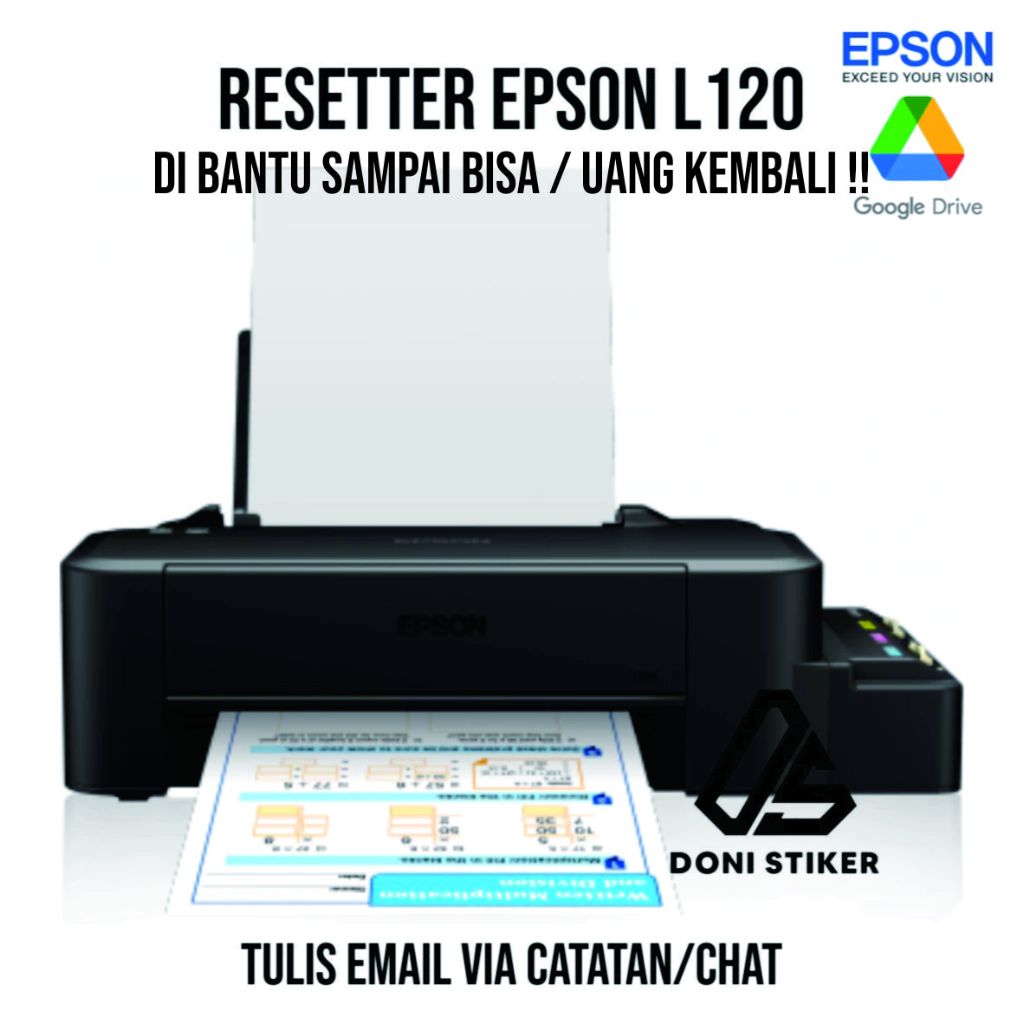 resetter epson L120 bonus video tutorial