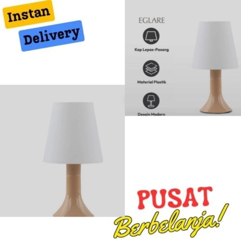 Lampu Meja Mini - Khaki