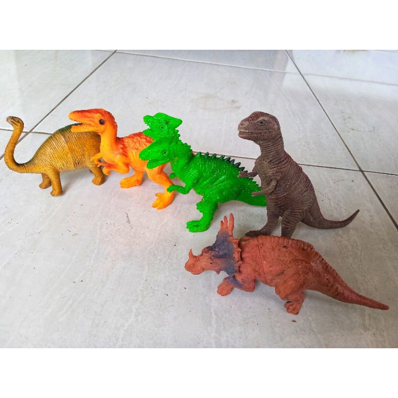Mainan anak dinosaurus second