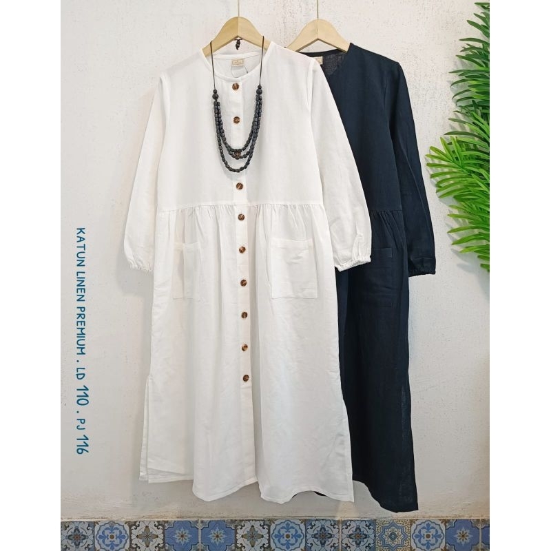 MIDI POCKET LINEN IMPORT [ ADA GALLERY ]