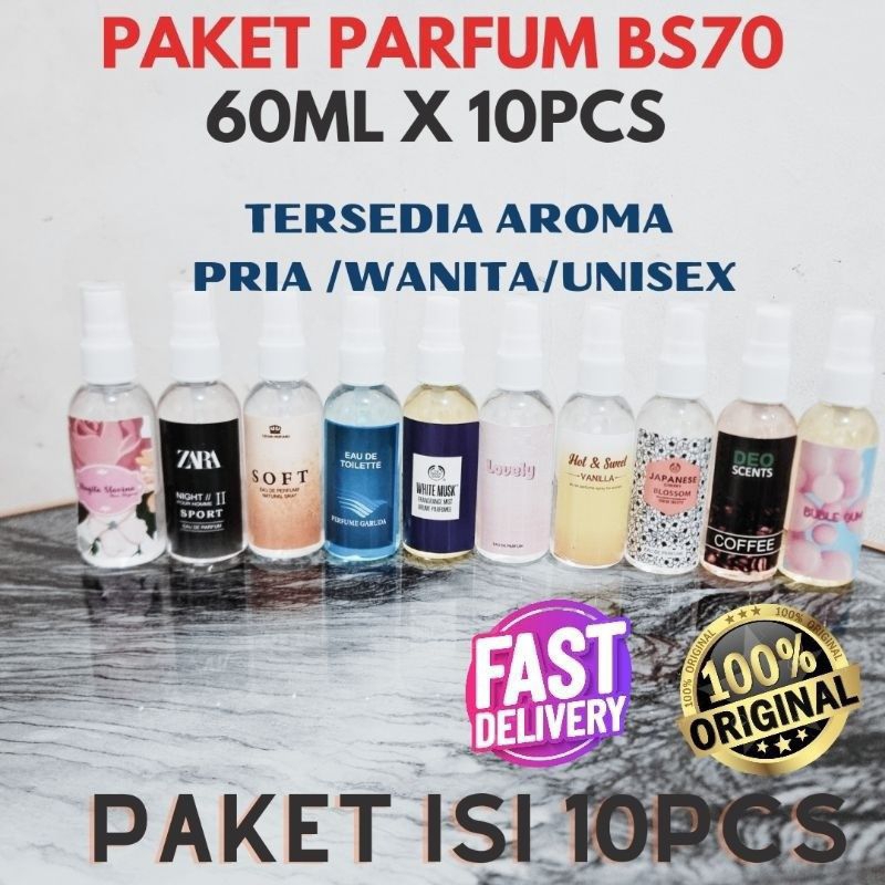 Paket parfum murah bs70
